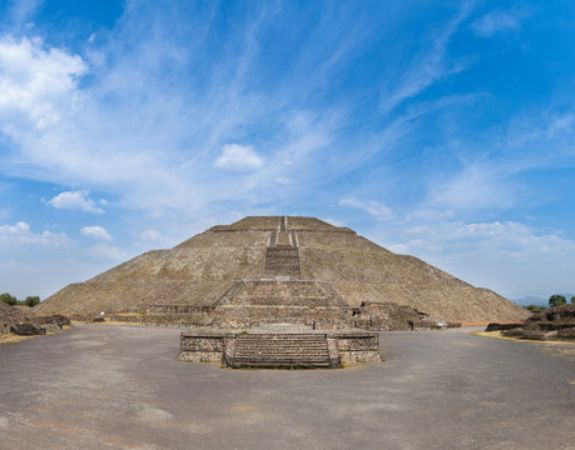 Pirámide del Sol, en San Juan de Teotihuacán, Estado de México.